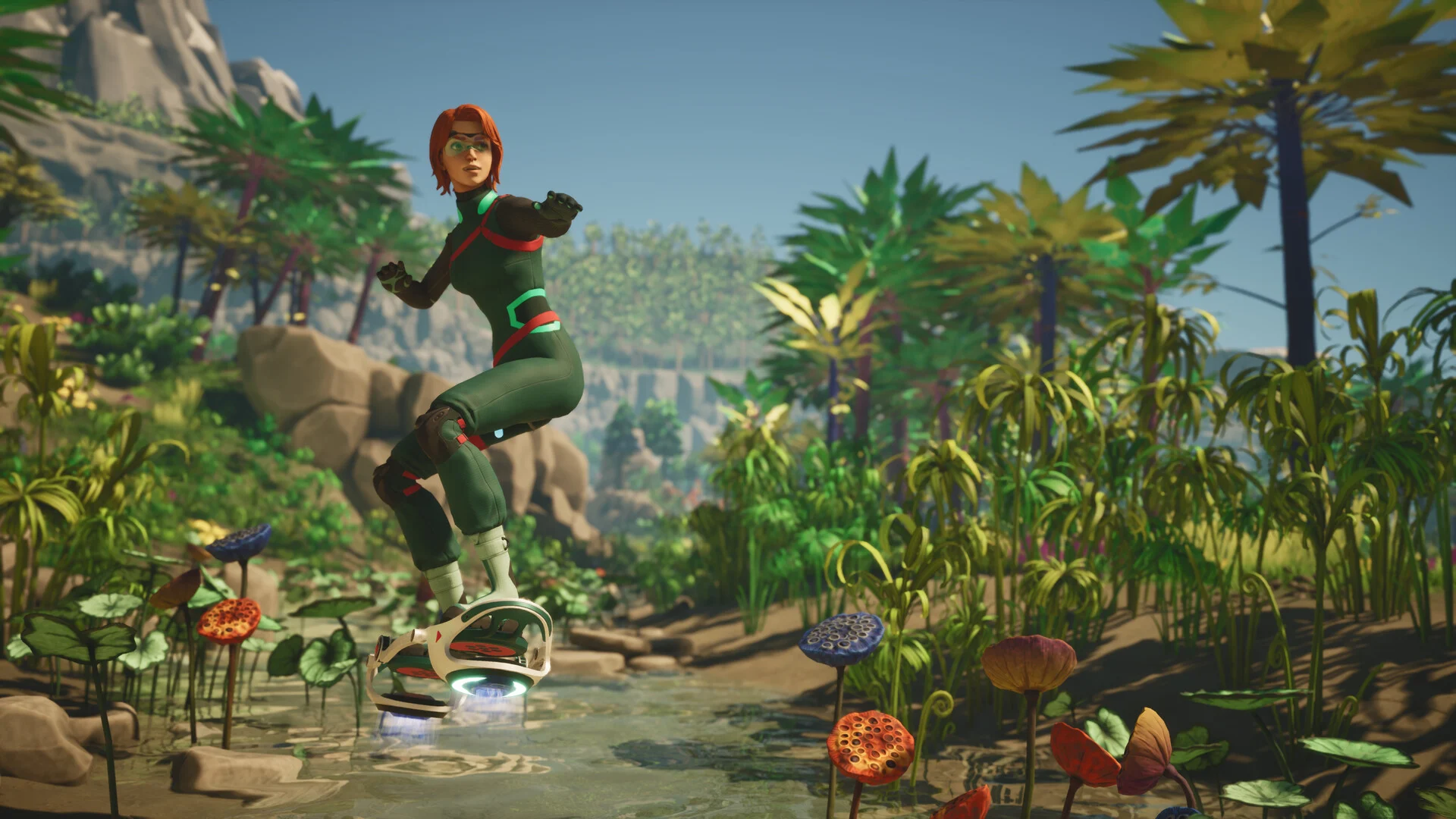 Hennessy exploring Sota7 on a hoverboard